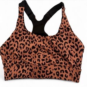 Leopard Print Sports Bra